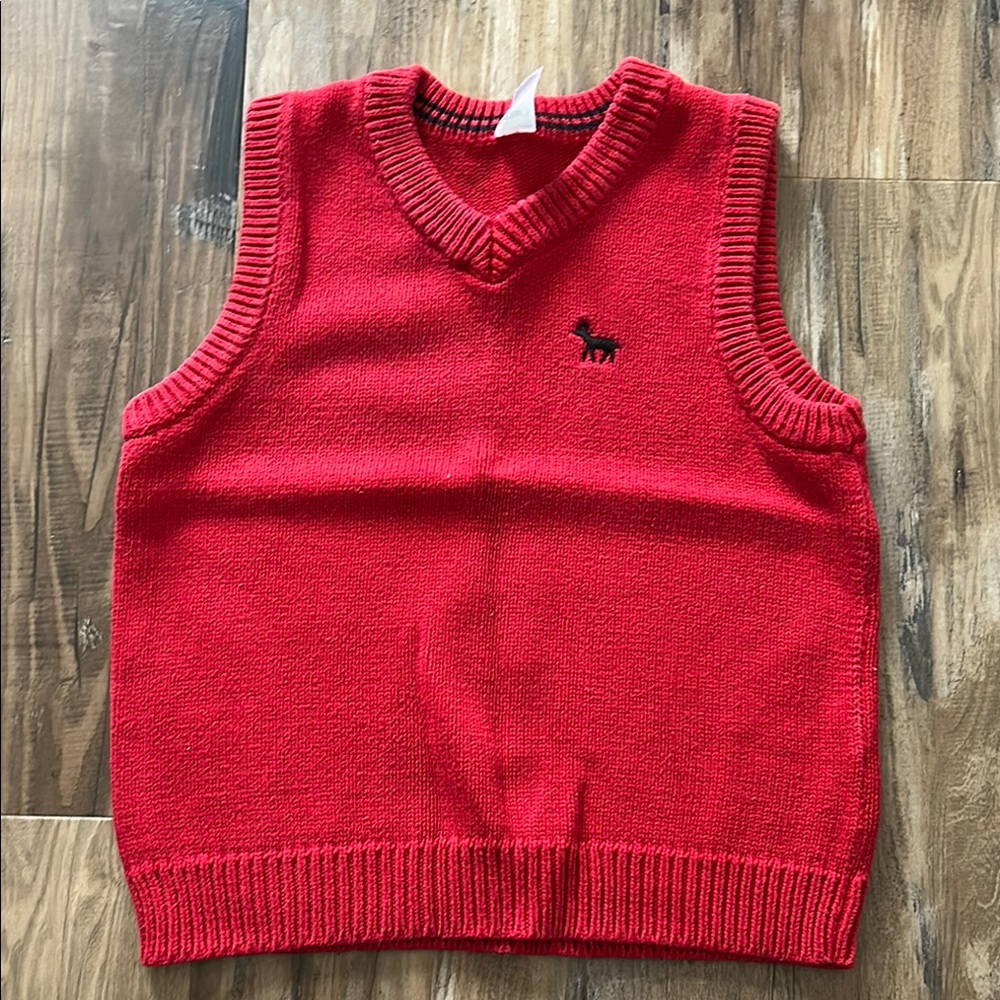 Boys 6 Carter’s Red Sweater Vest
